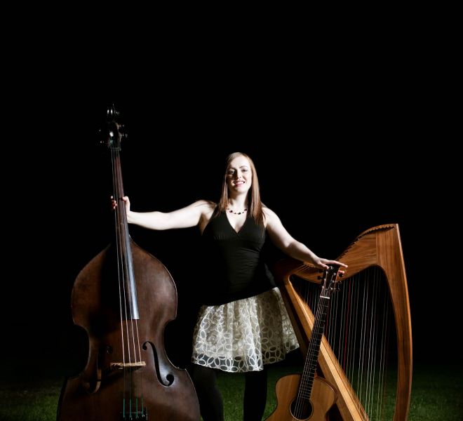 Rachel Hair Scottish Harp Player PR Shoot