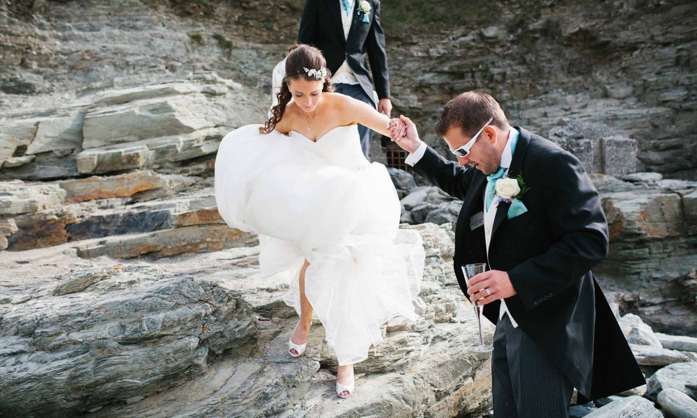 Hugh and Vicky – St Agnes Wedding Photographer Hugh and Vicky – St Agnes Wedding Photographer
