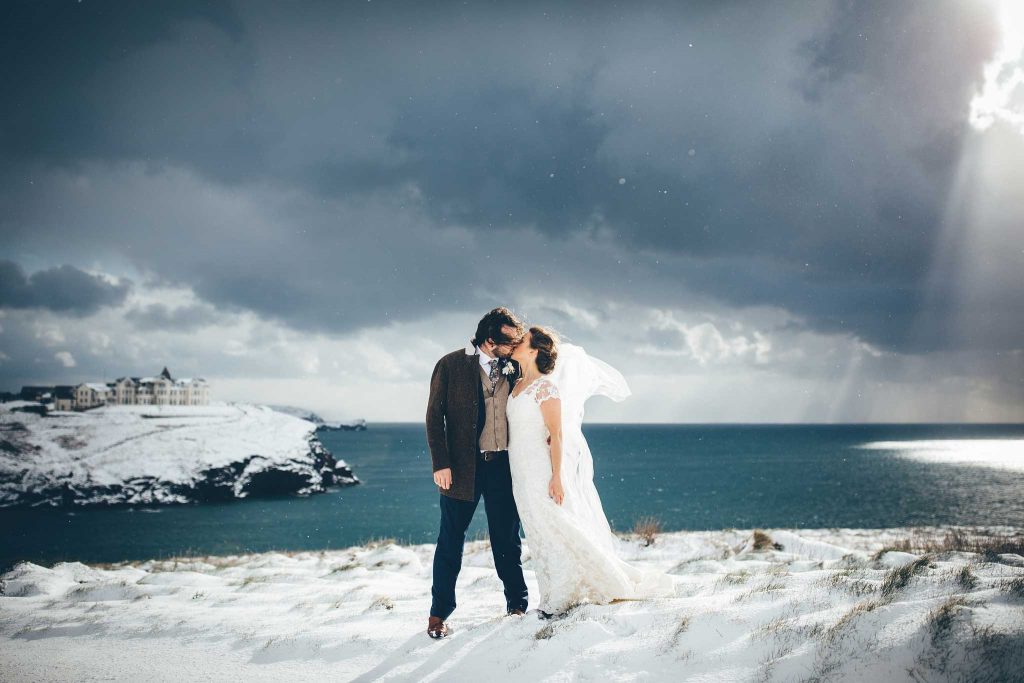 The snow wedding