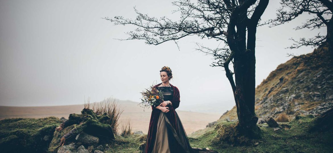 Dartmoor Wedding Wuthering Heights Shoot 13