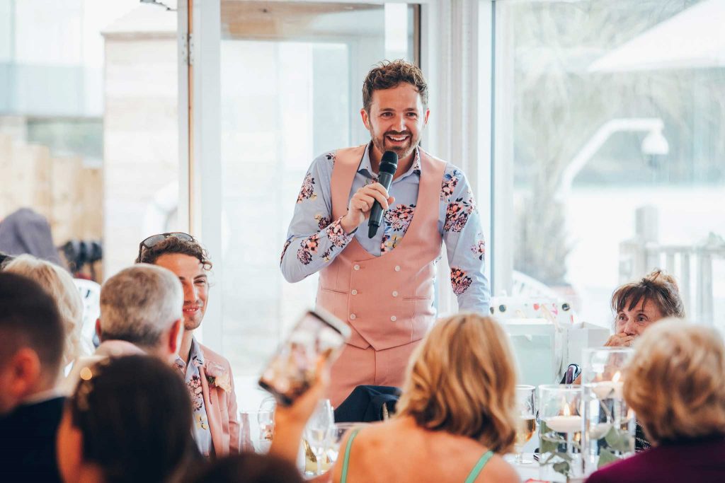 Speeches at Carbis Bay Hotel wedding